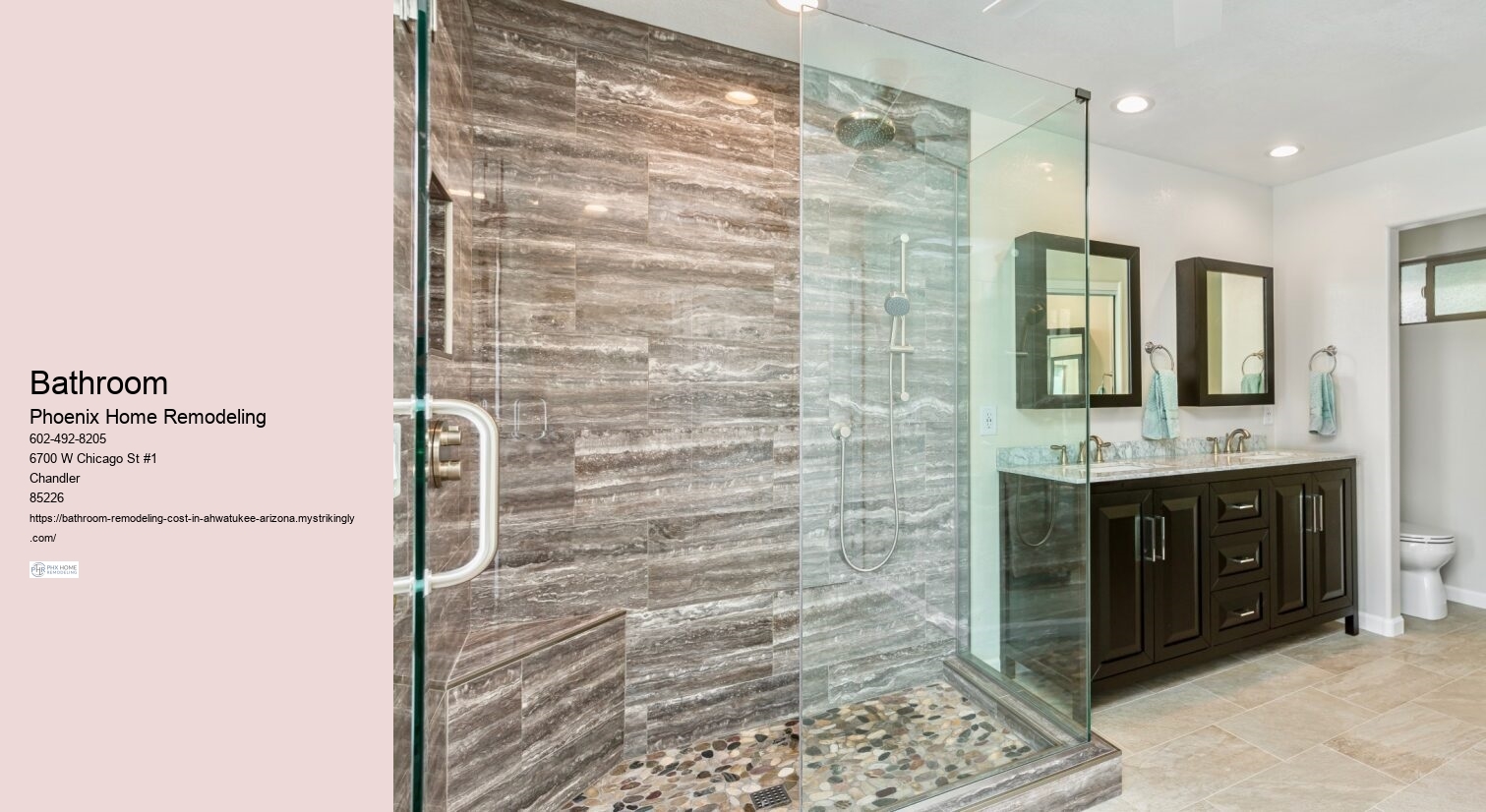 Ahwatukee Arizona Bathroom Remodeling Cost