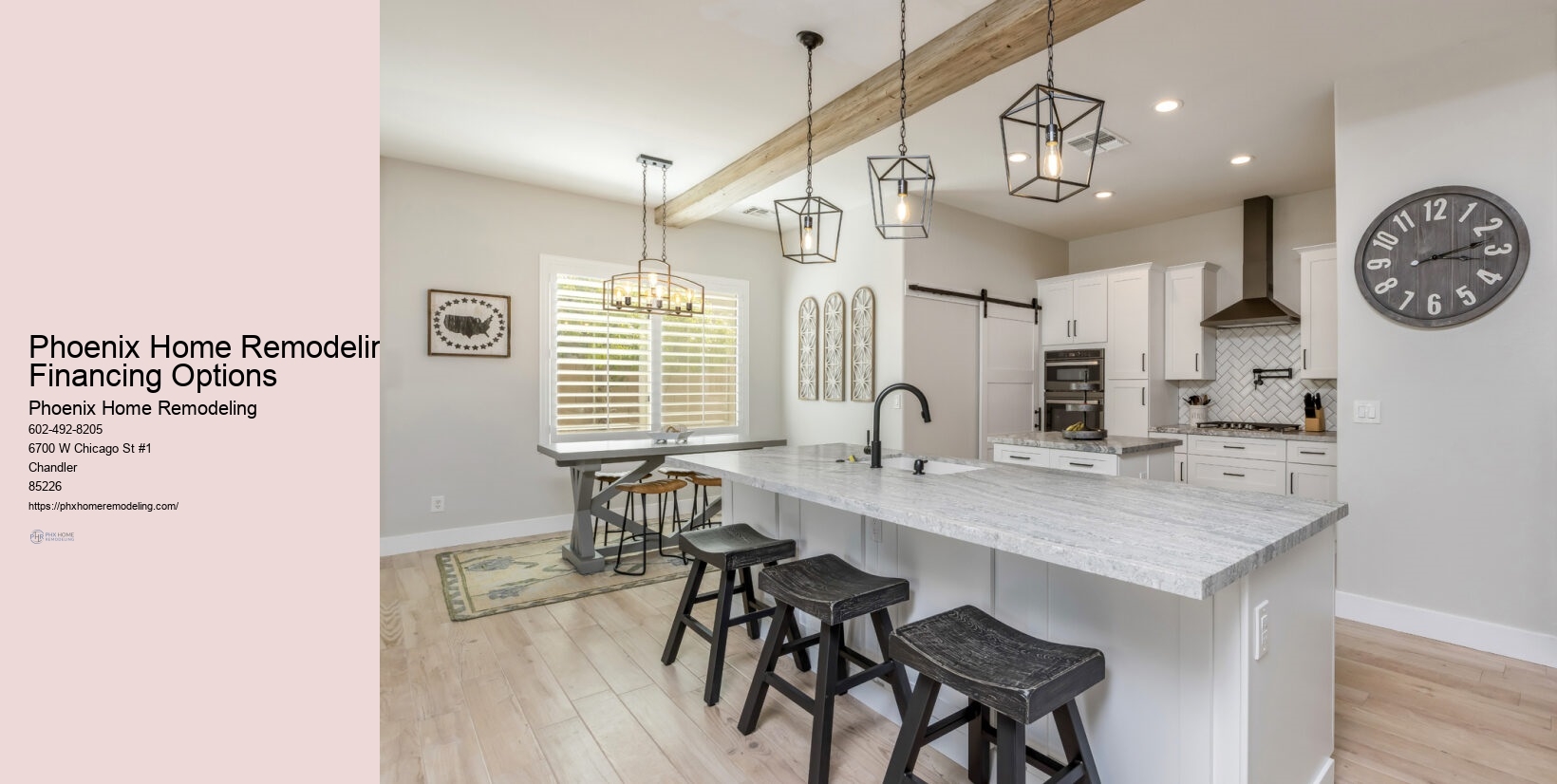 Phoenix Home Remodeling Financing Options