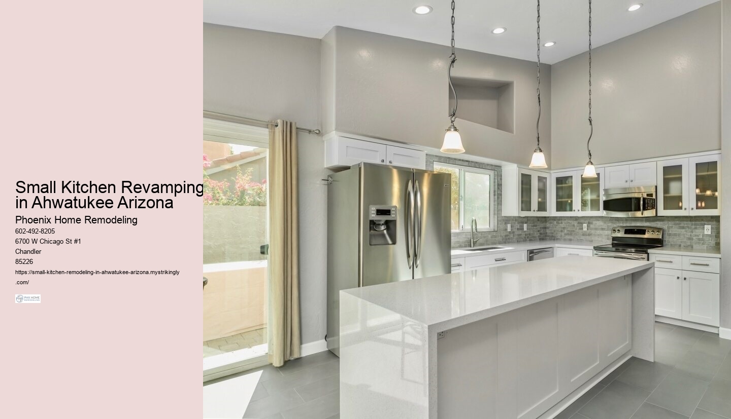 Small Kitchen Revamping in Ahwatukee Arizona